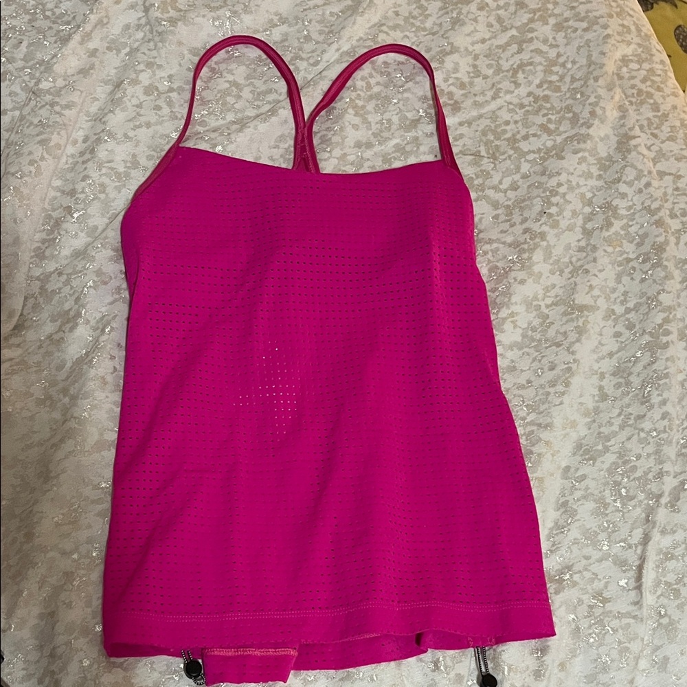 Nike Magenta Strappy Tank Top